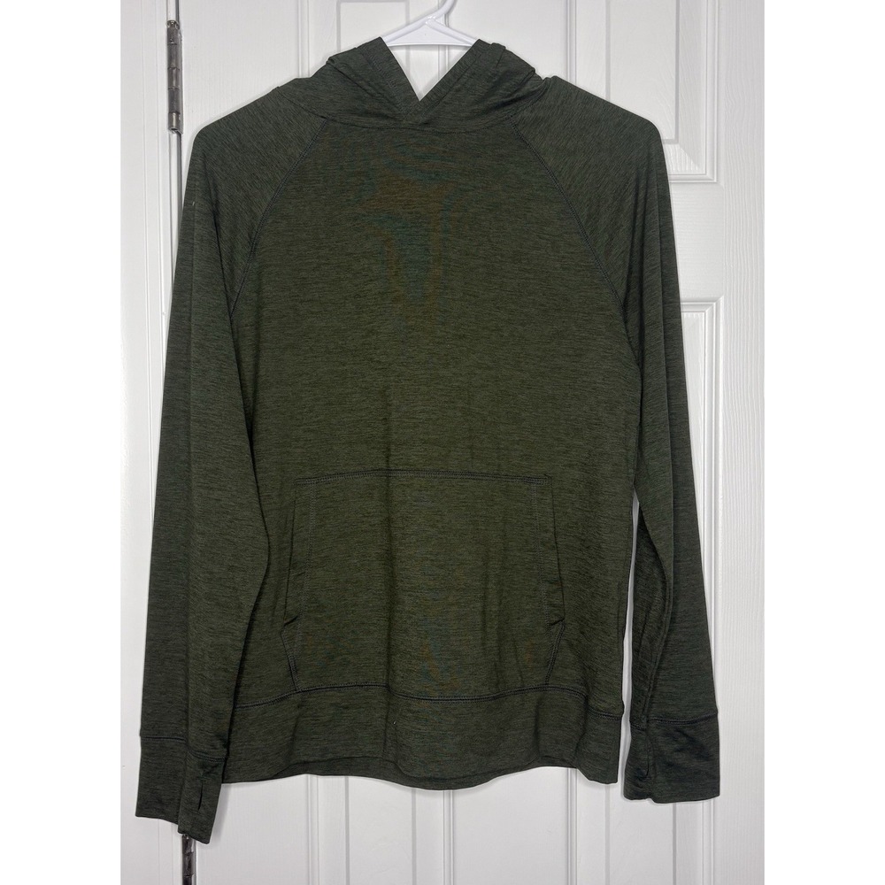 Runway Youth Boys Athletic‎ Fit Hooded Sweatshirt Green Size Large 12-14